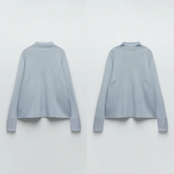 Zara high neck cashmere sweater - Picture 2 of 3